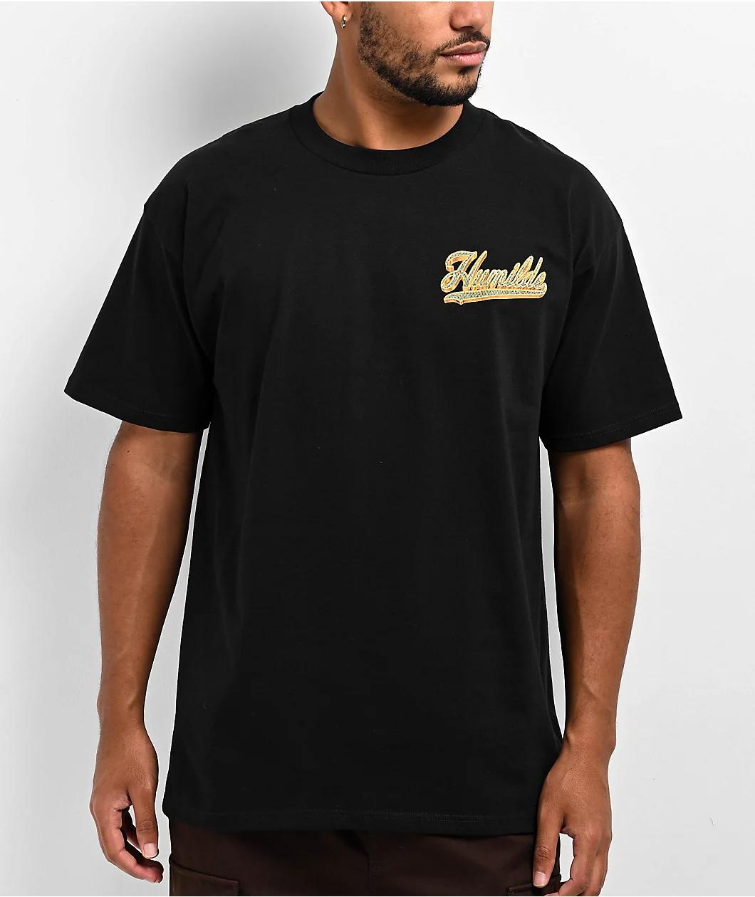 Rancho Humilde Lowrider Black T-Shirt Product Image