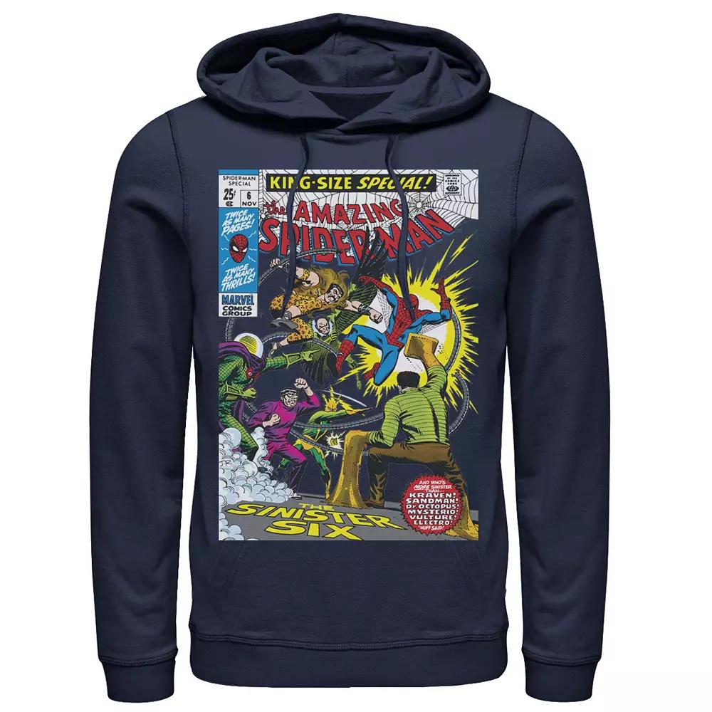 Men's Marvel Spider-Man Sinister Six Comic Hoodie,  Product Image