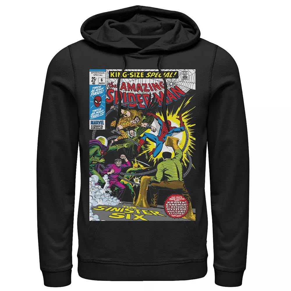 Men's Marvel Spider-Man Sinister Six Comic Hoodie,  Product Image