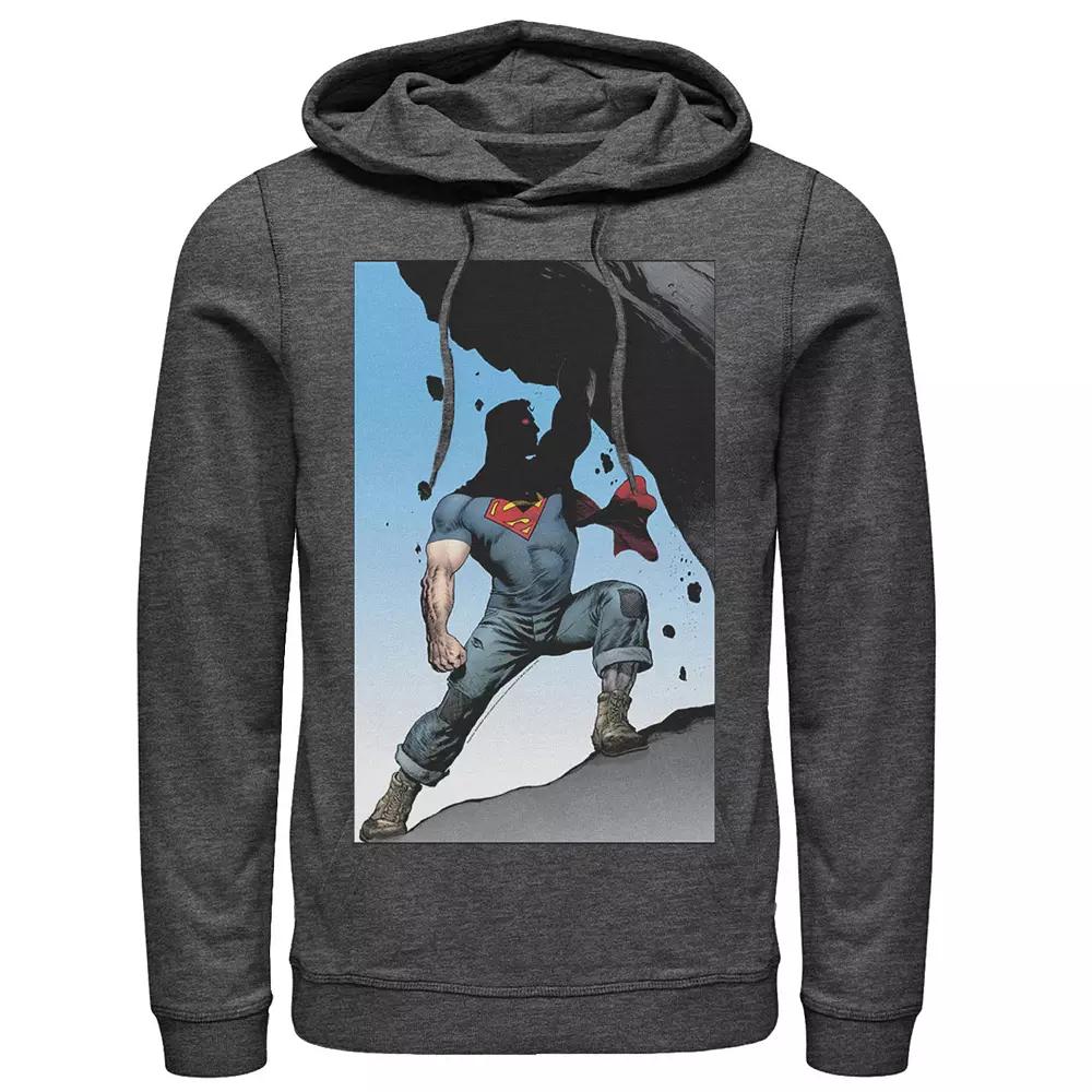 Men's DC Comics Superman Power Lift Comic Poster Hoodie,  Product Image