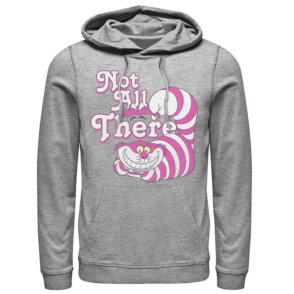 Disney's Alice In Wonderland Cheshire Cat Not All There Men's Hoodie, Size: XXL, Athletic Grey Product Image
