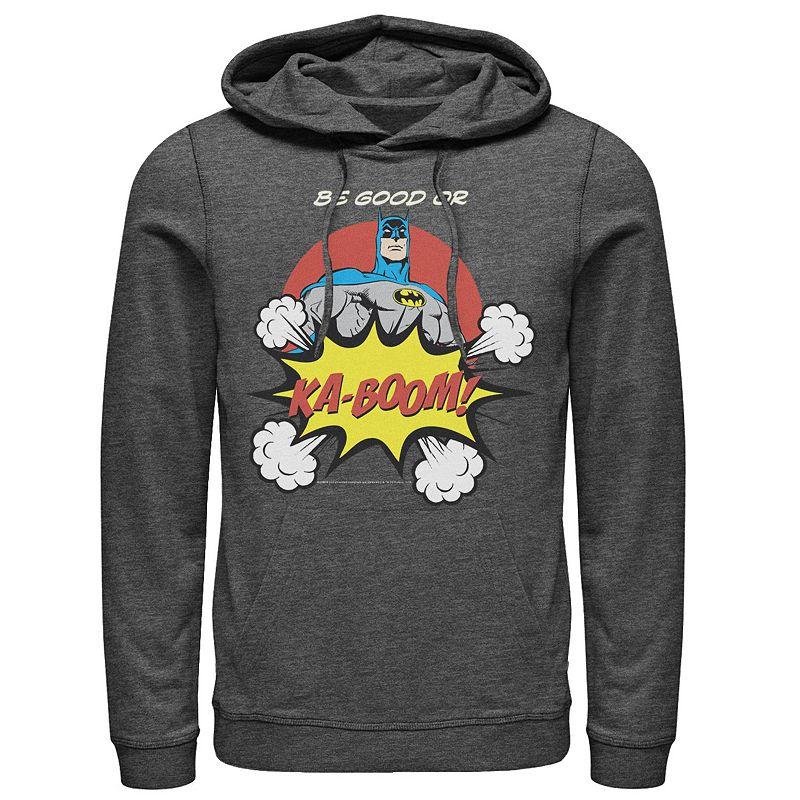 Men's DC Comics Batman Ka-Boom Pop Art Text Poster Hoodie,  Product Image