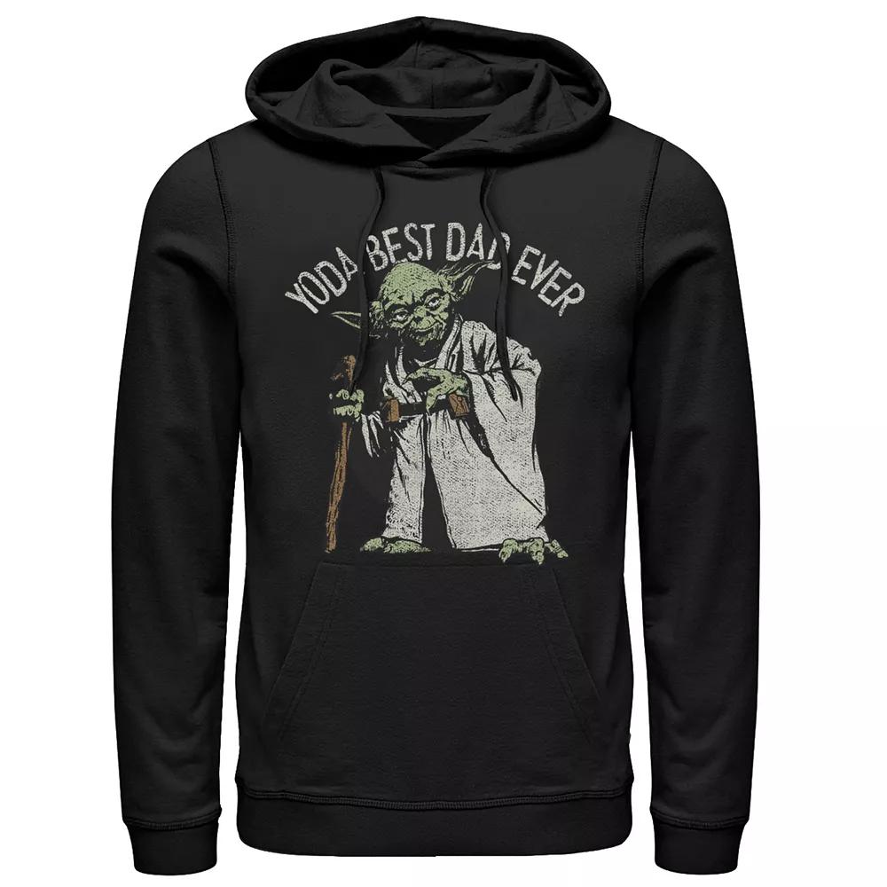 Men's Star Wars Yoda Best Dad Ever Pull-Over Hoodie,  Product Image