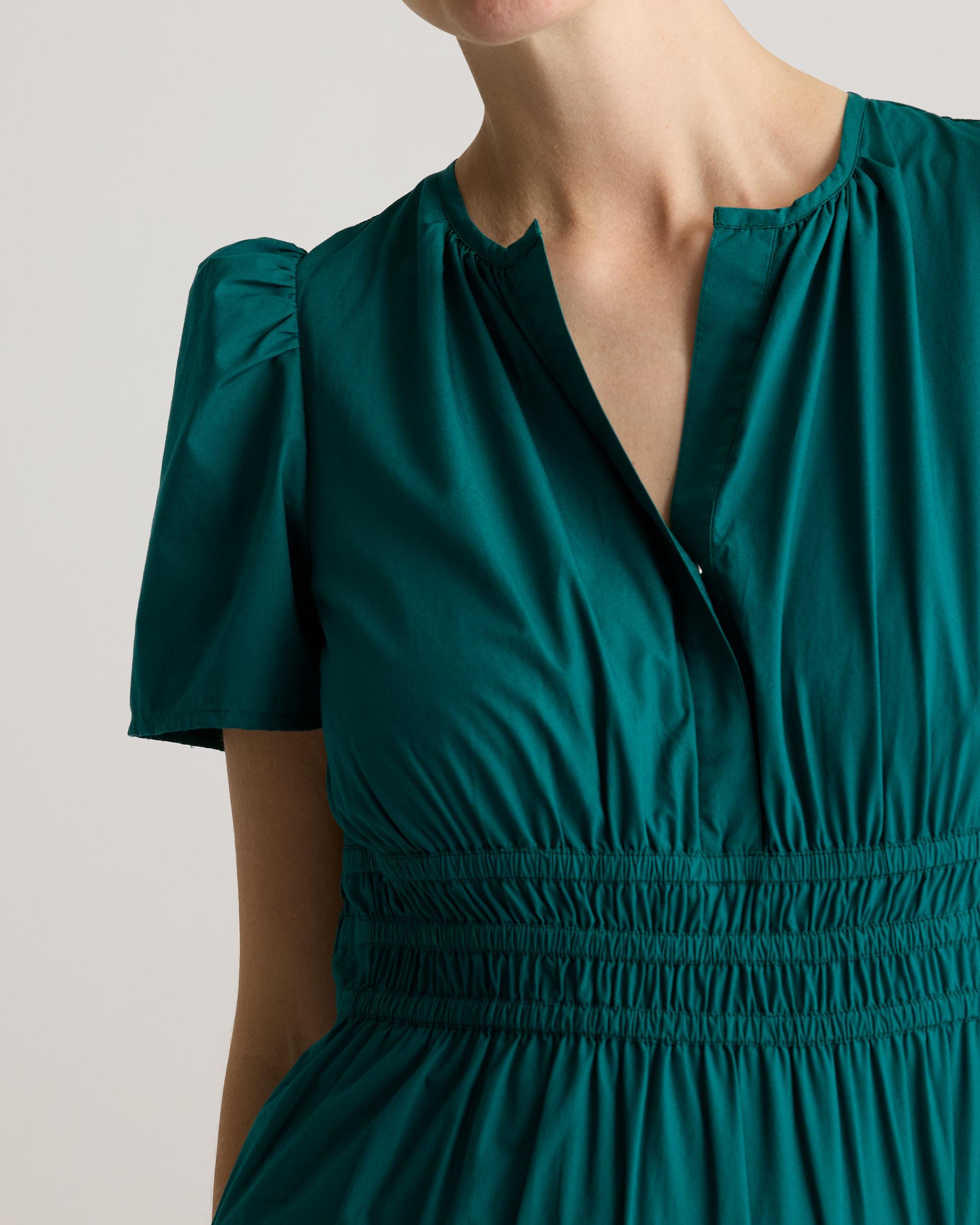 Quince | Women's Poplin Maternity Tiered Maxi Dress Size XL, Organic Cotton Product Image