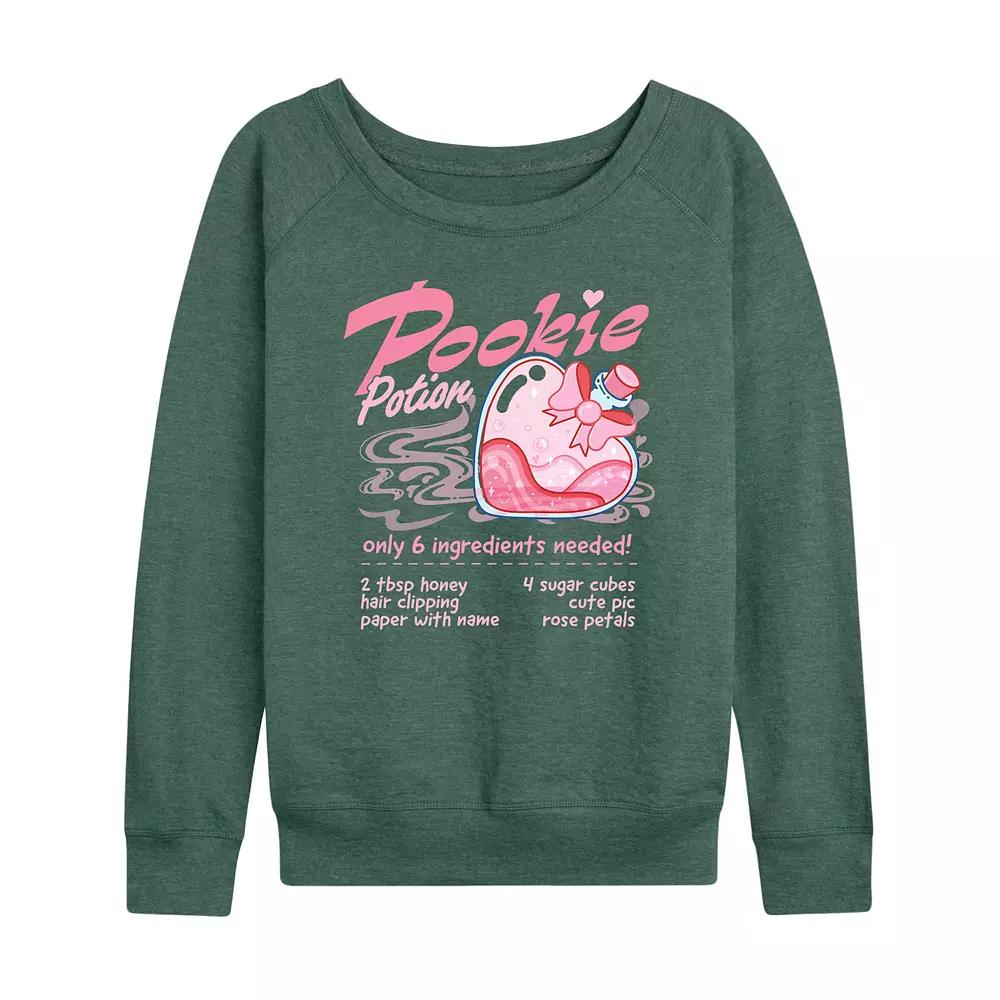 Women's Pookie Potion French Terry Long Sleeve Tee,  Product Image
