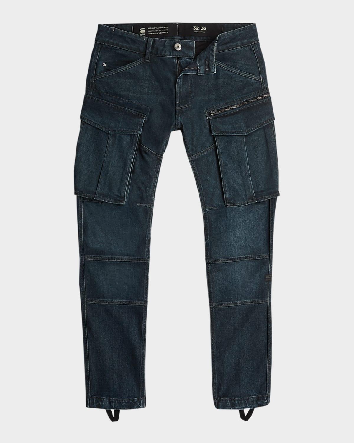 Men's Rovic 3D Regular Tapered Denim Pants Product Image