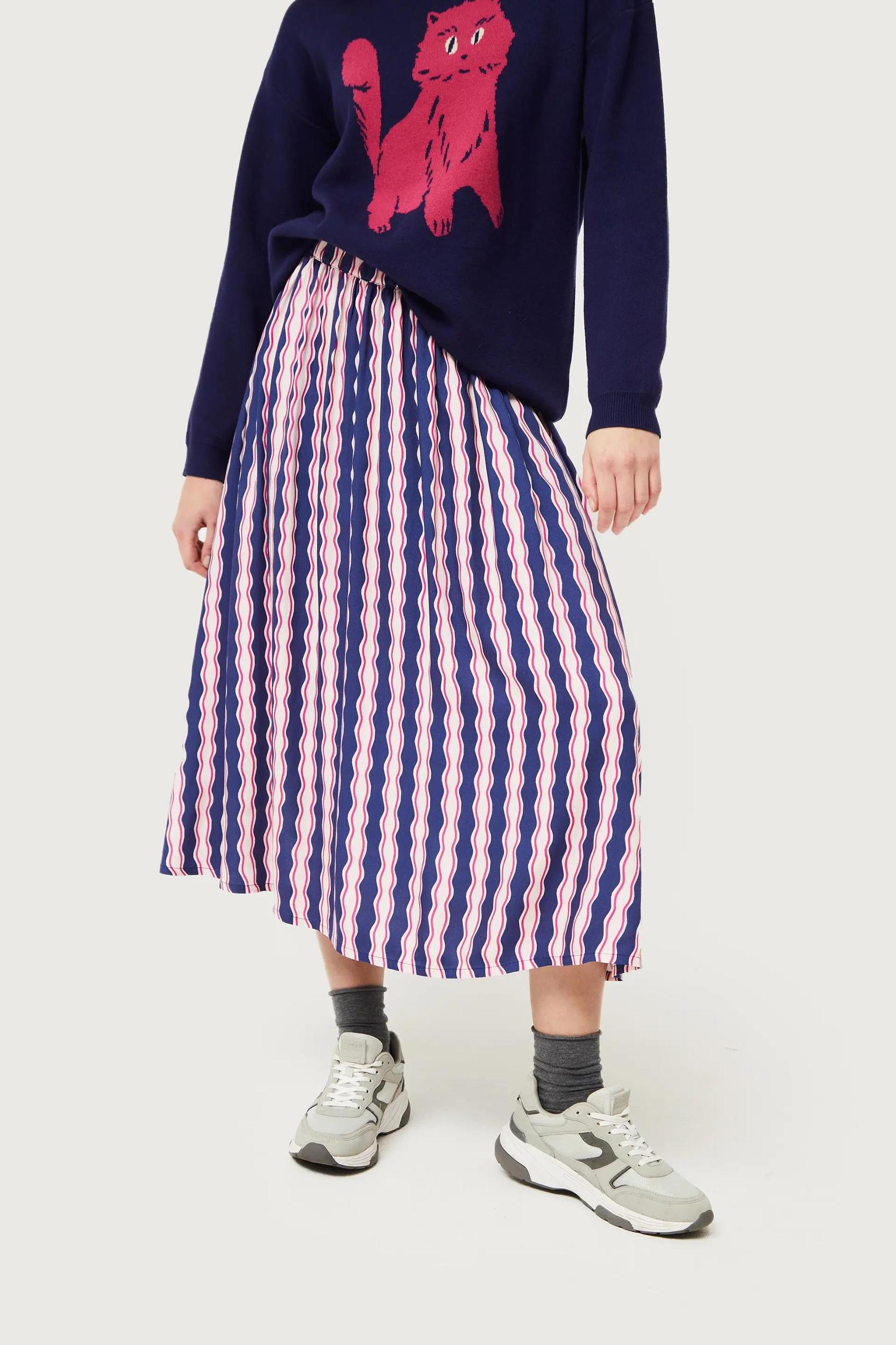 Serpentina Striped Skirt Product Image