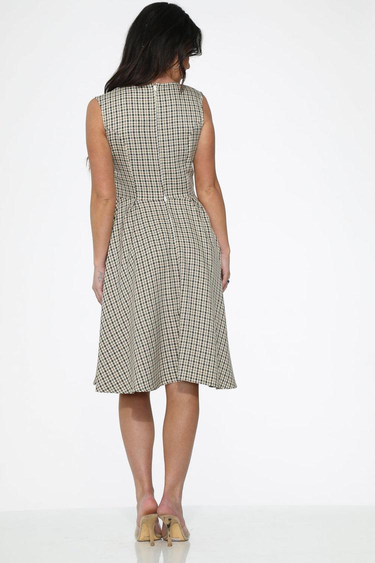Gingham Swing Dress Product Image