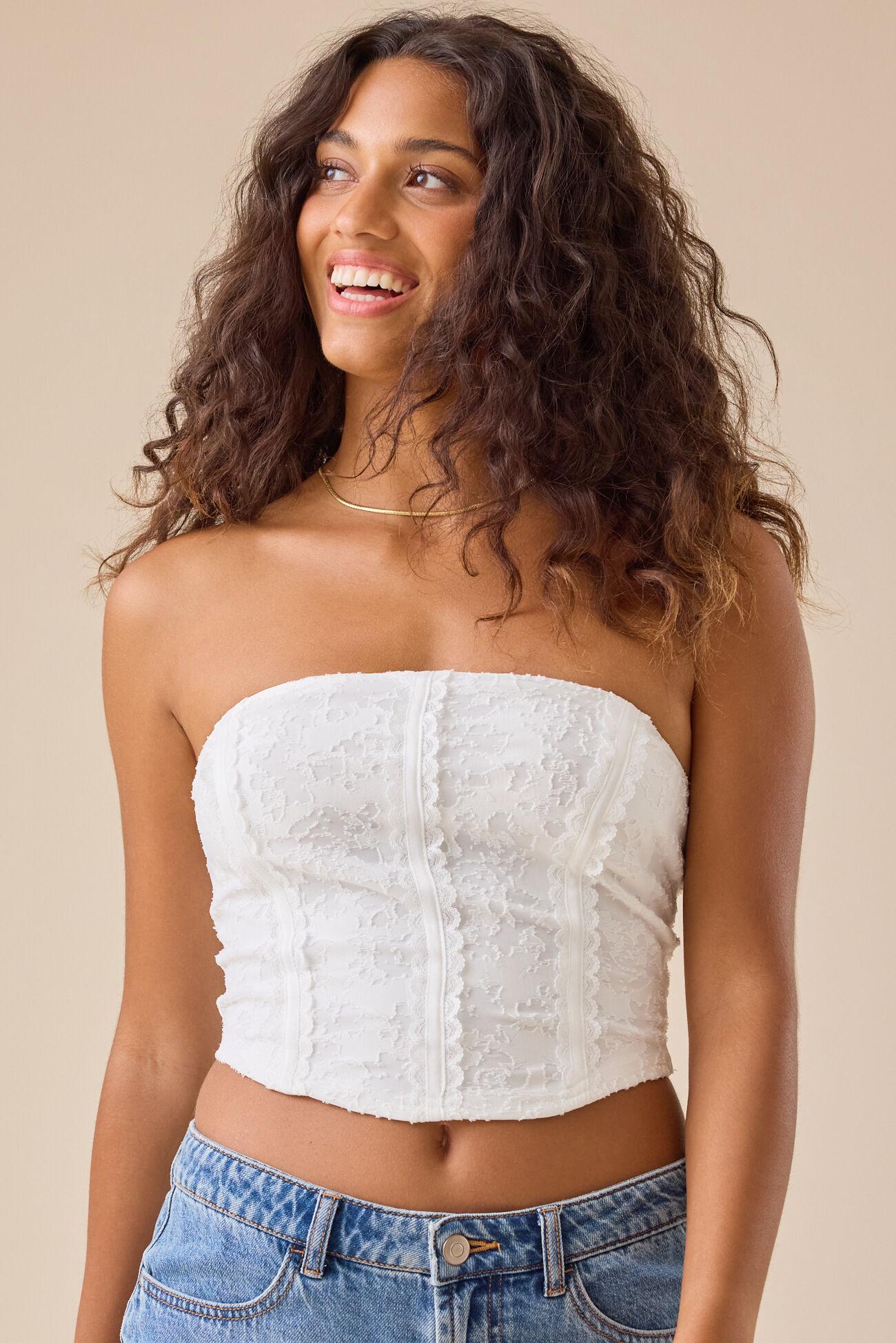 Kira Lace Tube Top Product Image