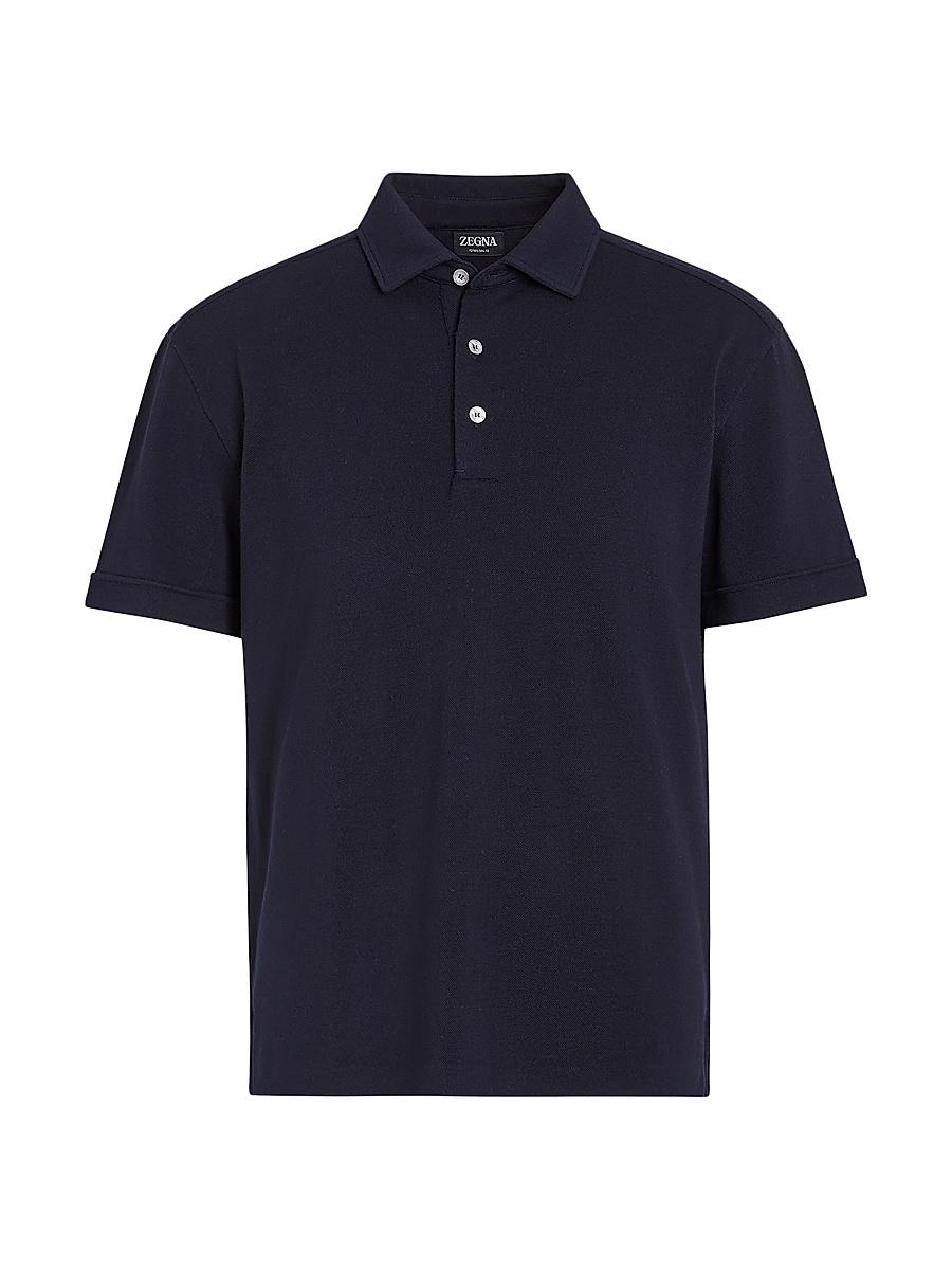 Mens Wool Polo Shirt Product Image