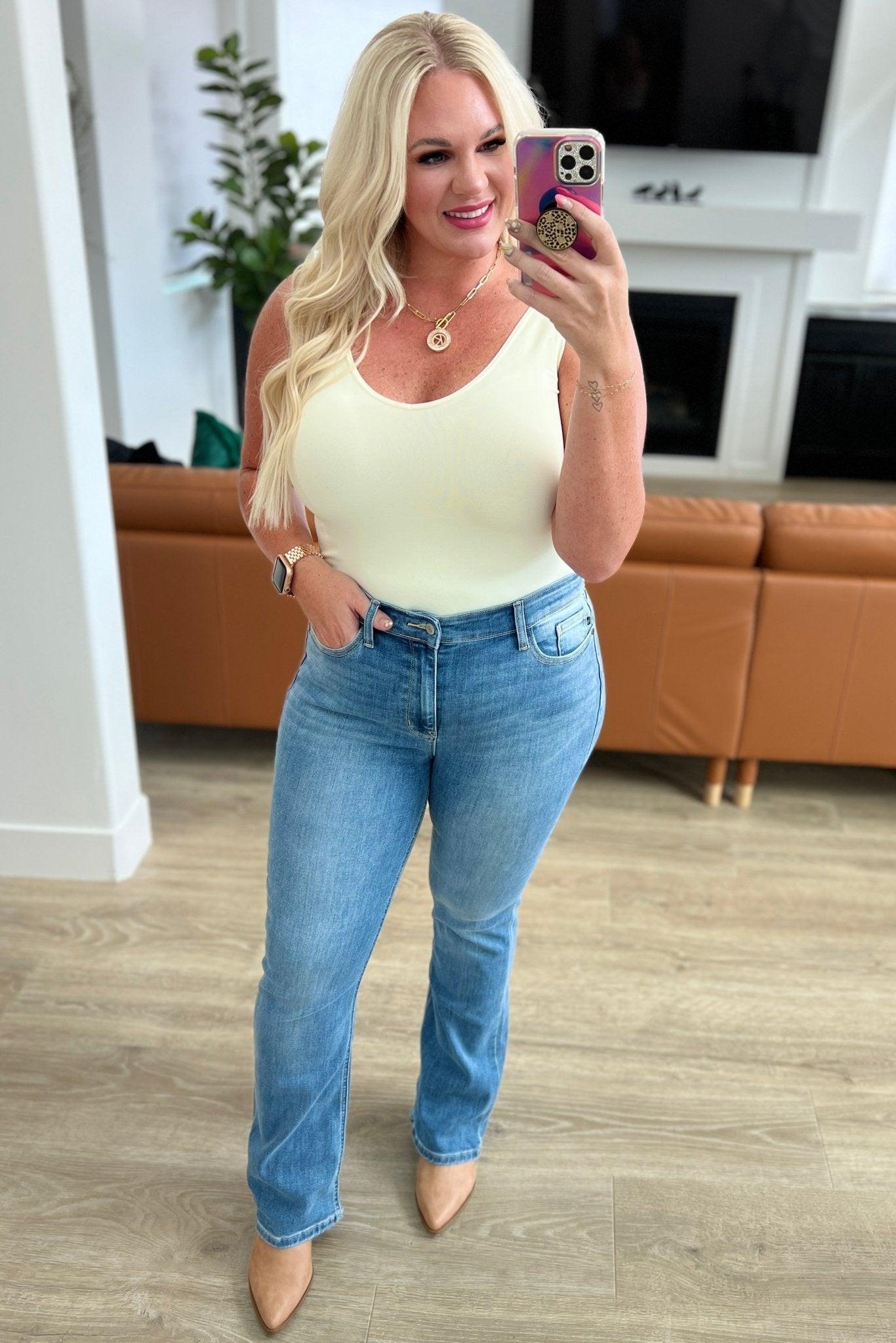 Monroe High Rise Classic Bootcut Jeans (Online Exclusive) Product Image