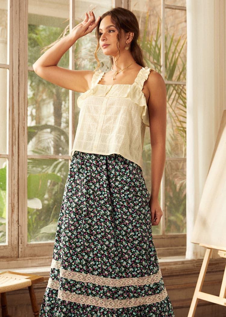 Radiant Ruffle Top Product Image