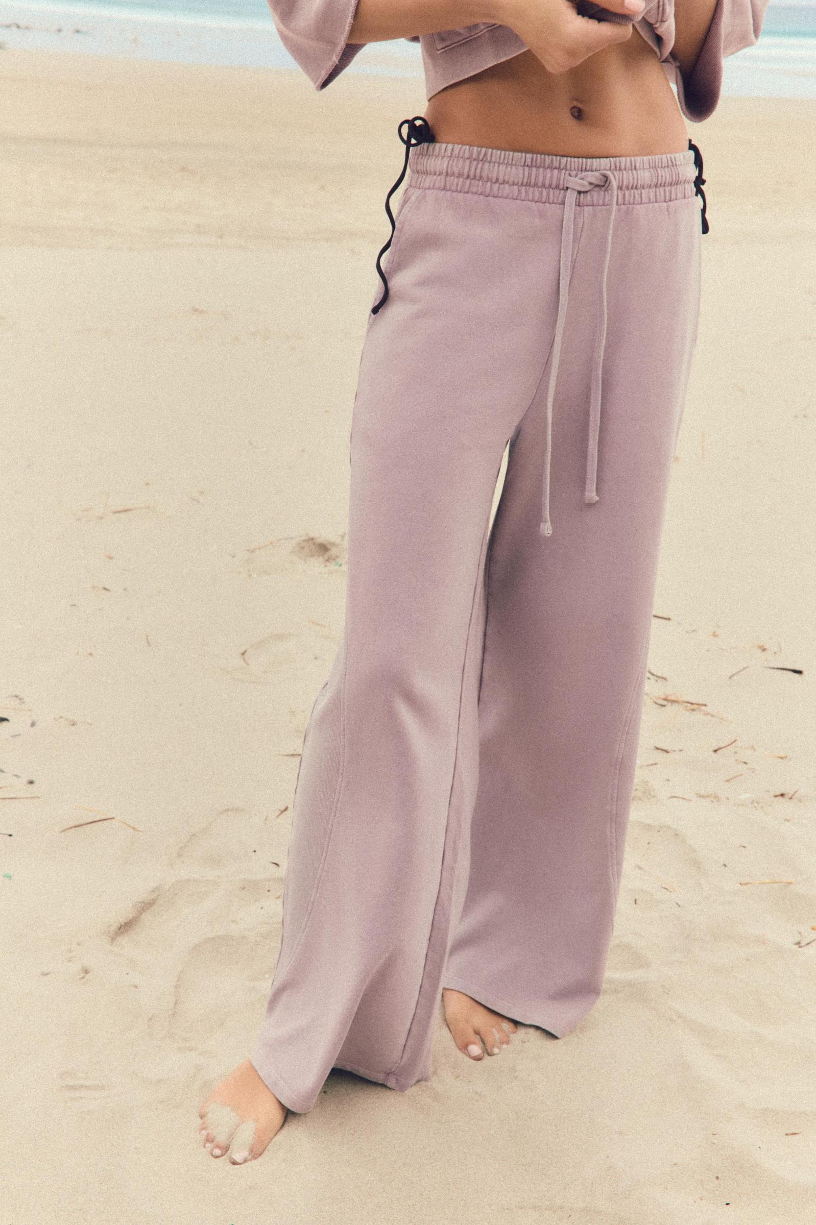 WASHED EFFECT PANTS Product Image