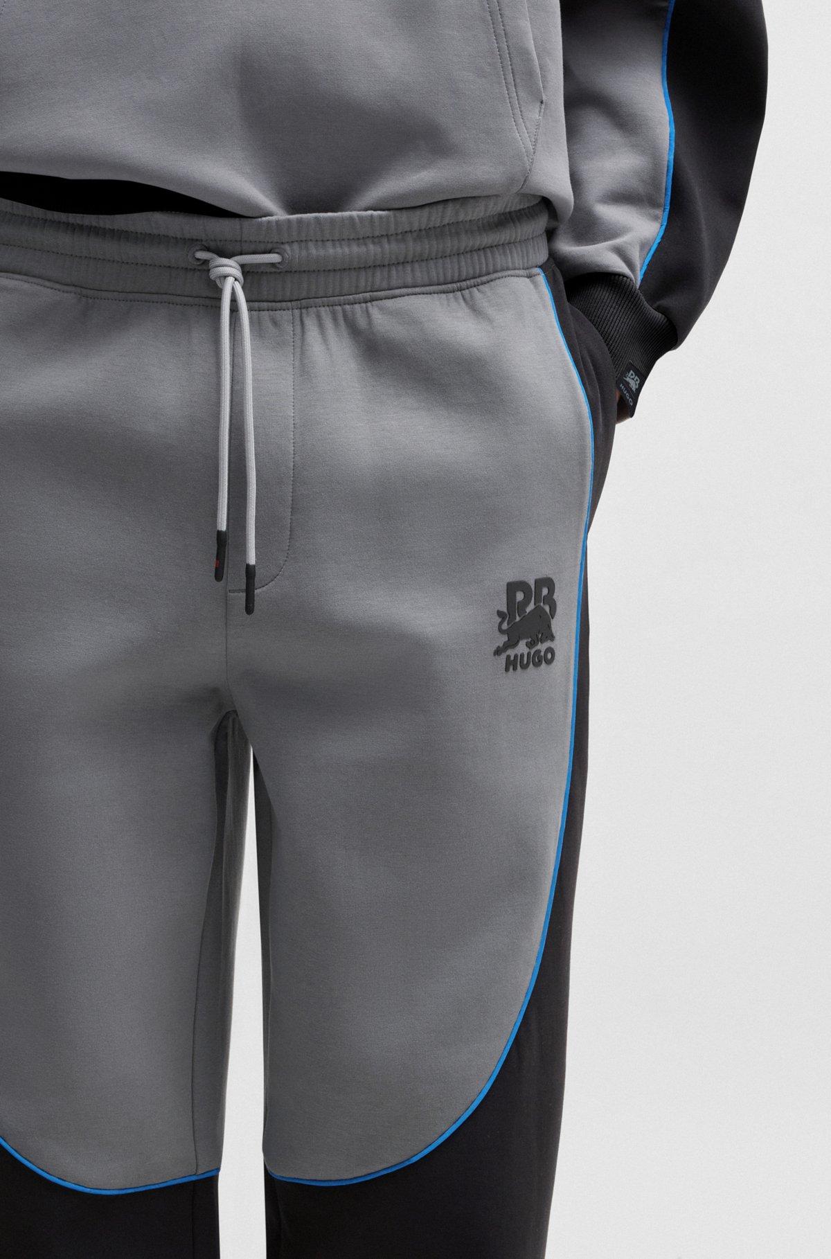HUGO x RB tracksuit bottoms with piping details Product Image