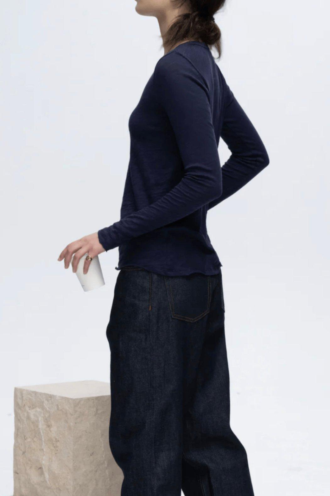 Slub Jersey Long-Sleeve Product Image