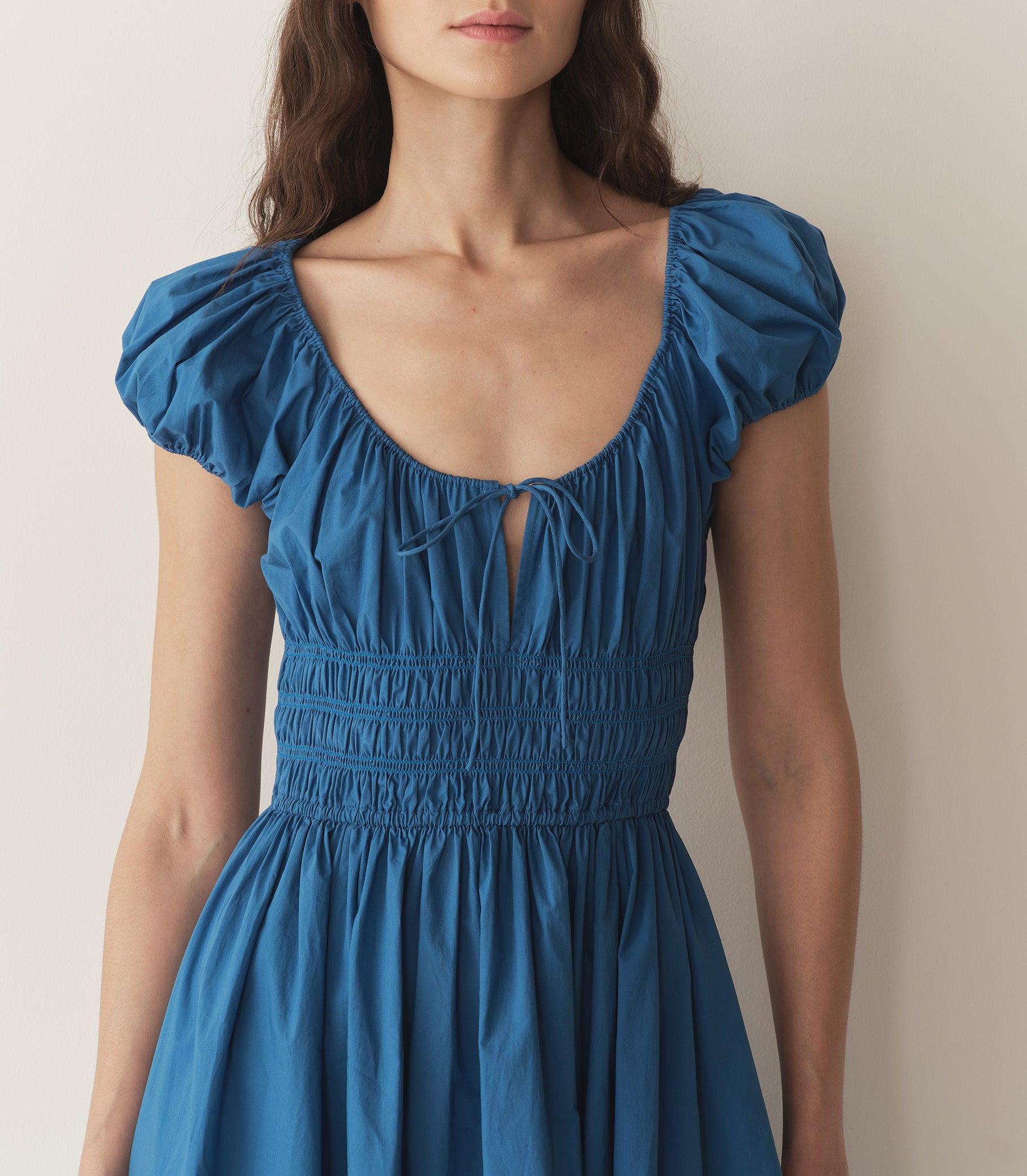 QUINN DRESS -- SOFT COBALT Product Image