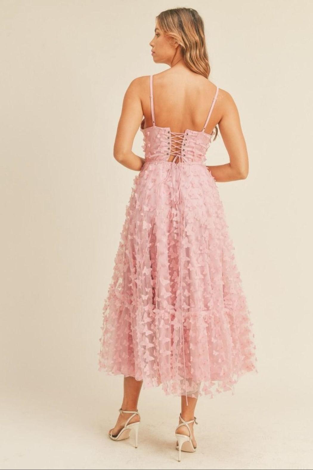 Butterfly Mesh Dress Product Image