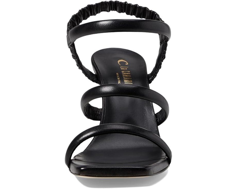 Patie Buckle Gathered High Heel Sandal Product Image