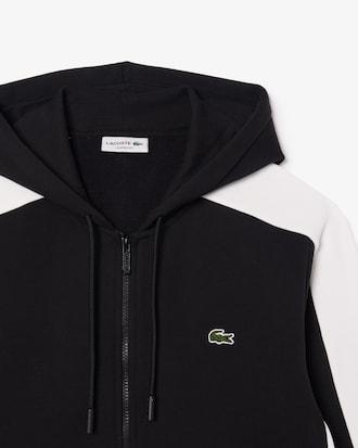 Men's Zip-Up Colorblock Hoodie Product Image
