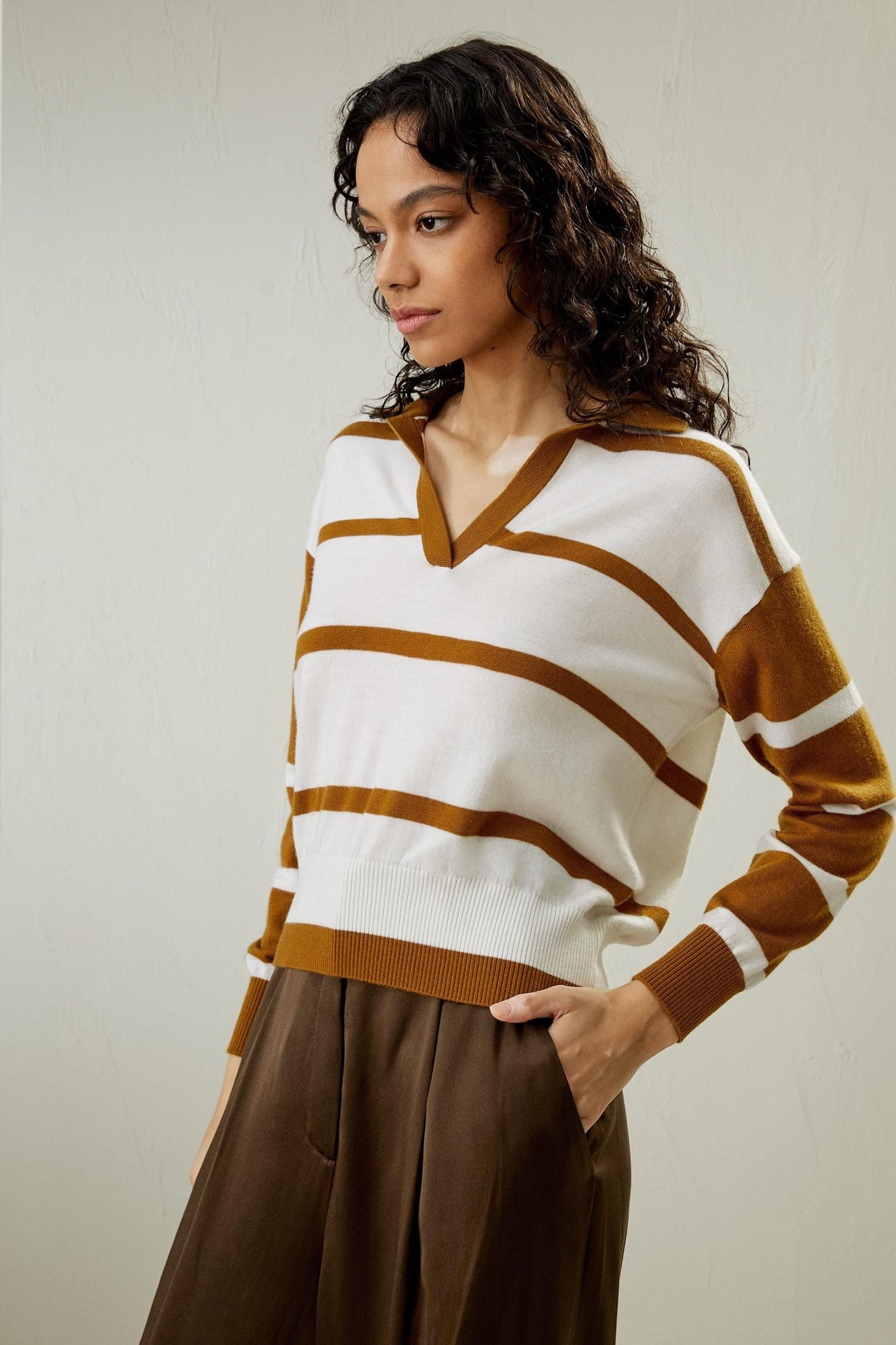 Merino Wool Sweater Polo Product Image