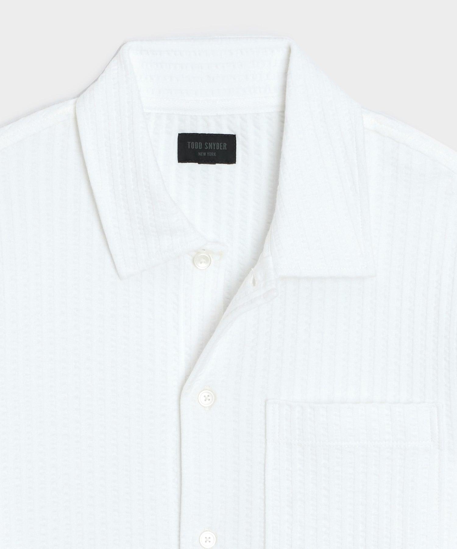 Knit Seersucker Shirt Product Image
