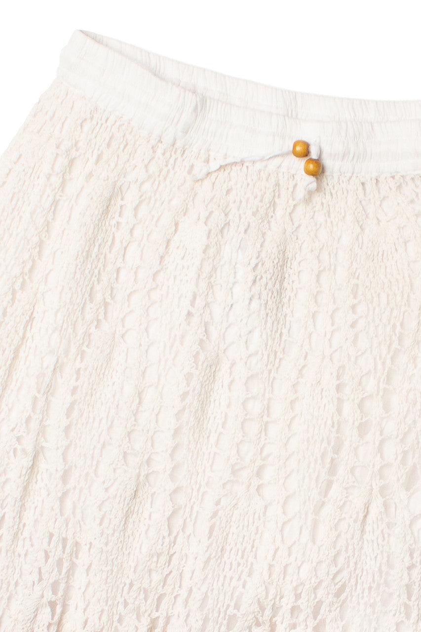 Natural Crochet Maxi Skirt Product Image