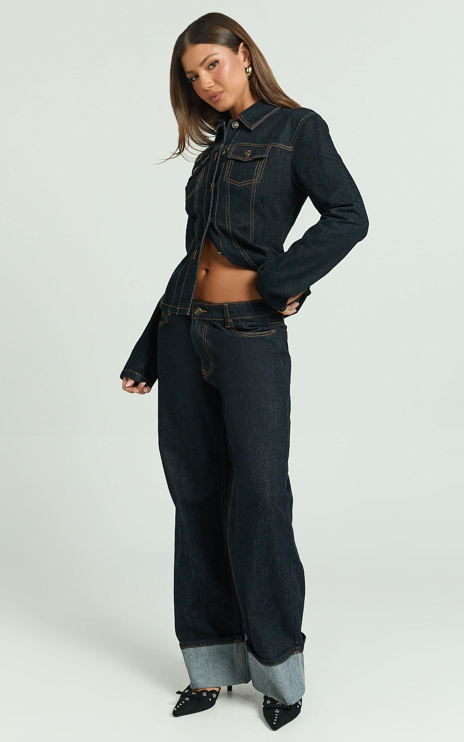 Lioness - Rider Denim Jacket in Dark Denim Product Image