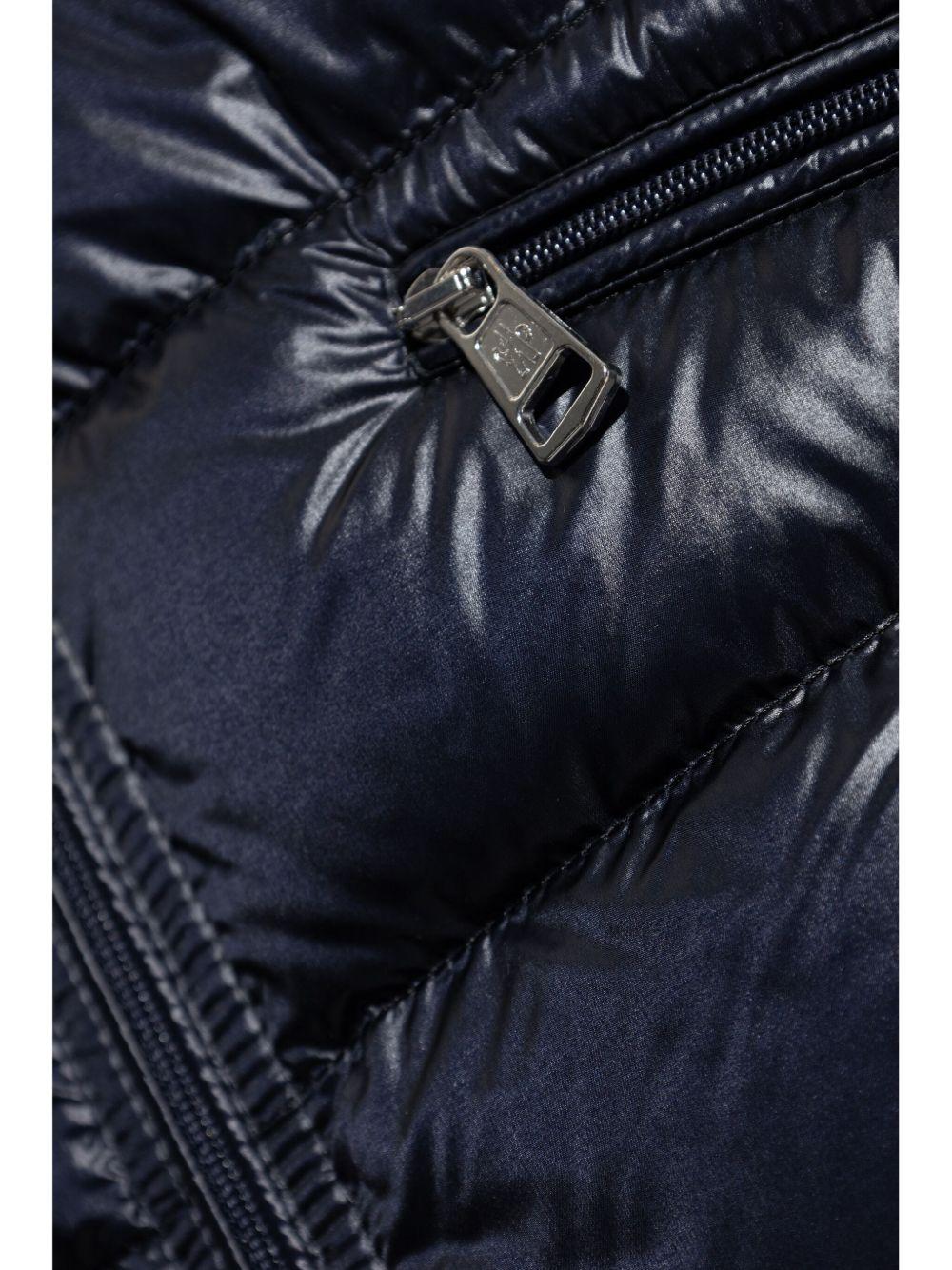 MONCLER High Collar Puffer Quilted Sleeveless Jacket In Black Product Image