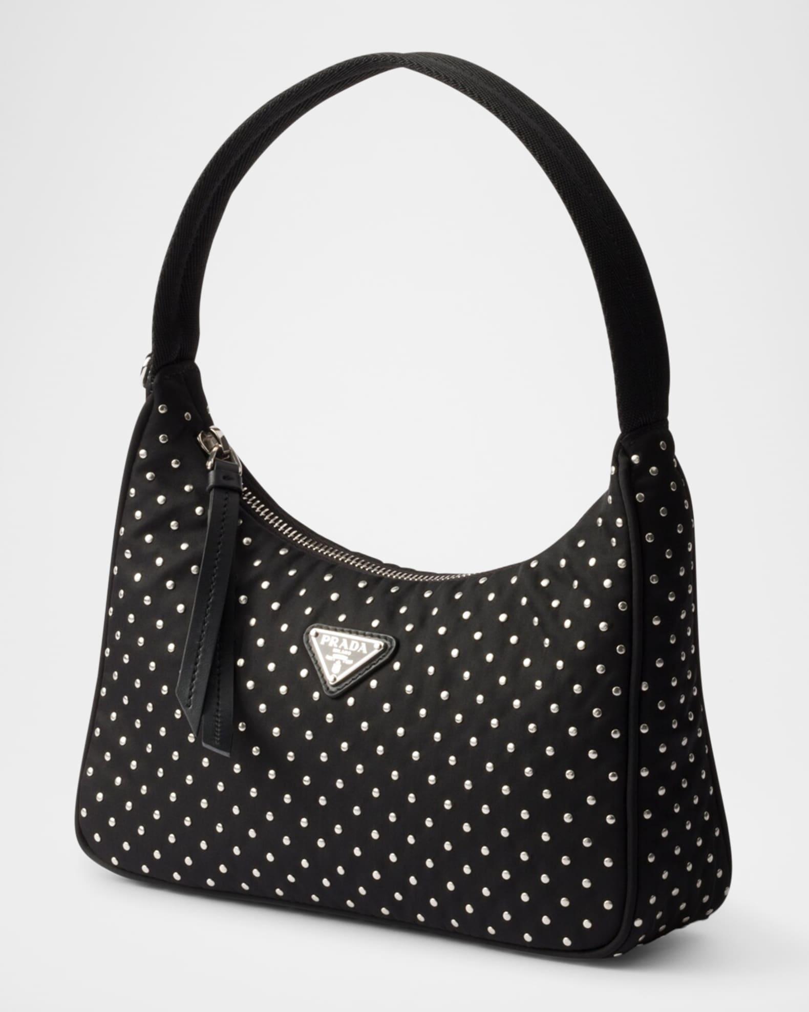 Re-Edition Re-Nylon Studded Mini Hobo Bag Product Image