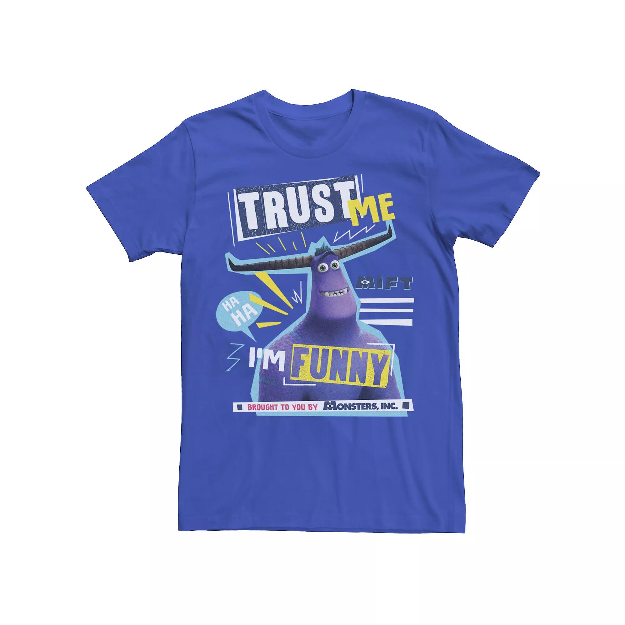 Disney / Pixar's Monsters At Work Men's Trust Me I'm Funny Tee,  Product Image