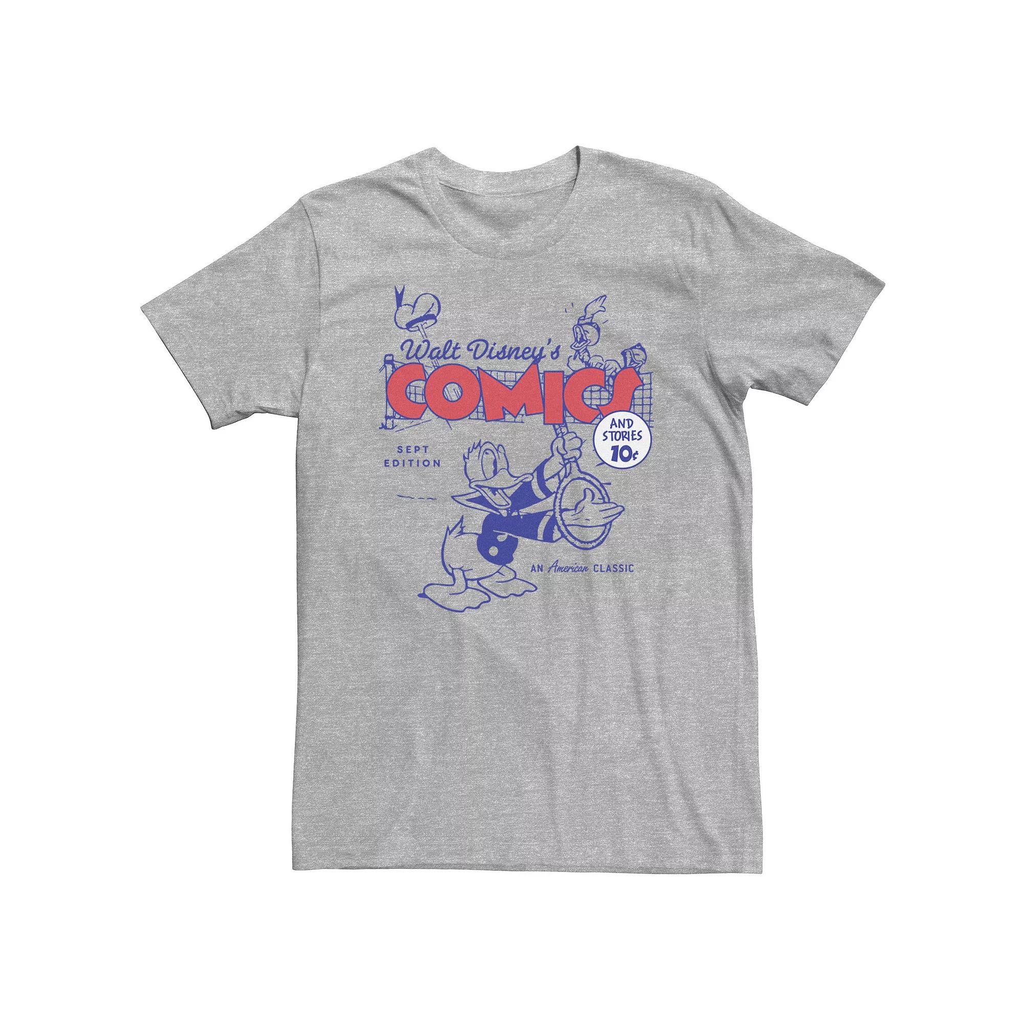 Big & Tall Disney Donald Duck Retro Comic Cover Hat Tee, Men's,  Product Image