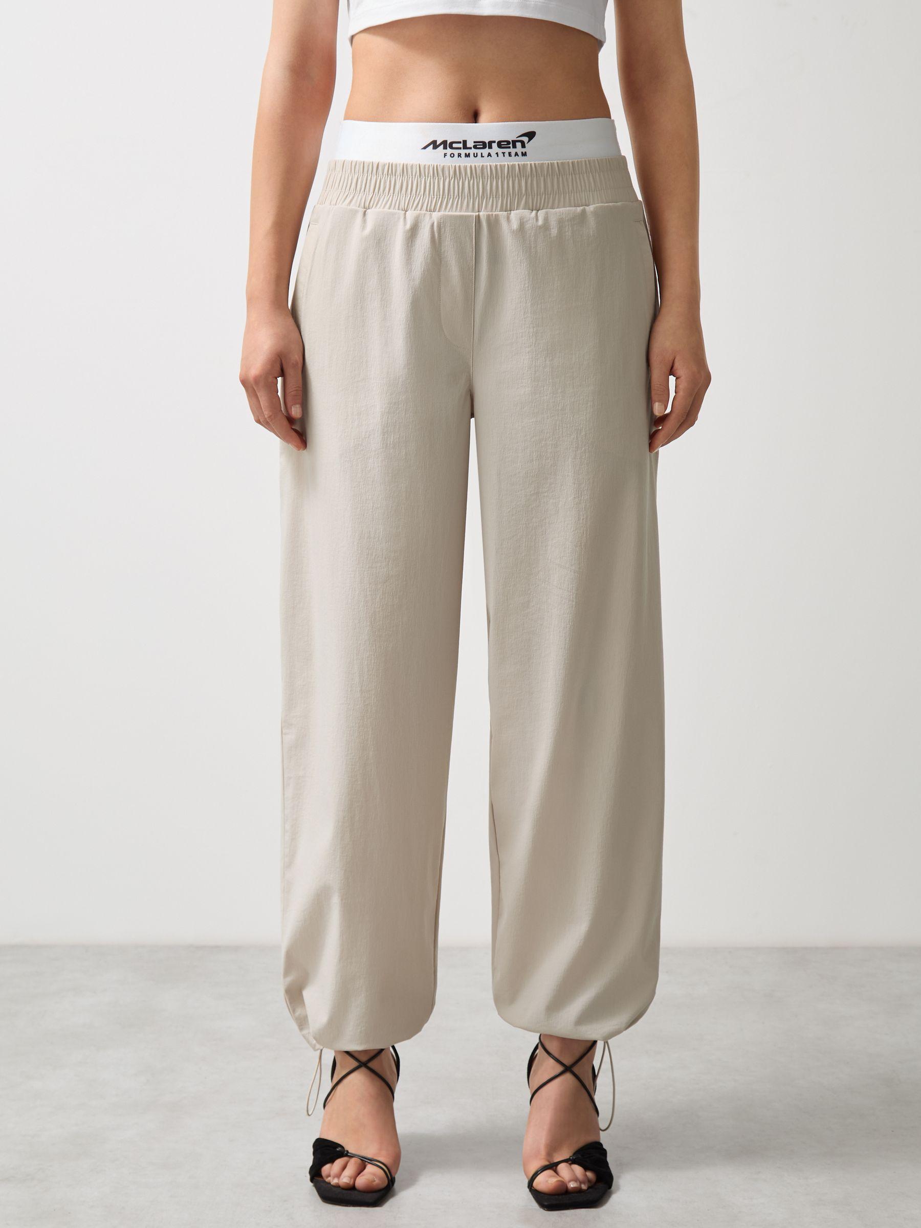 McLaren F1 Team Boxer-Waist Trousers in Stone Product Image