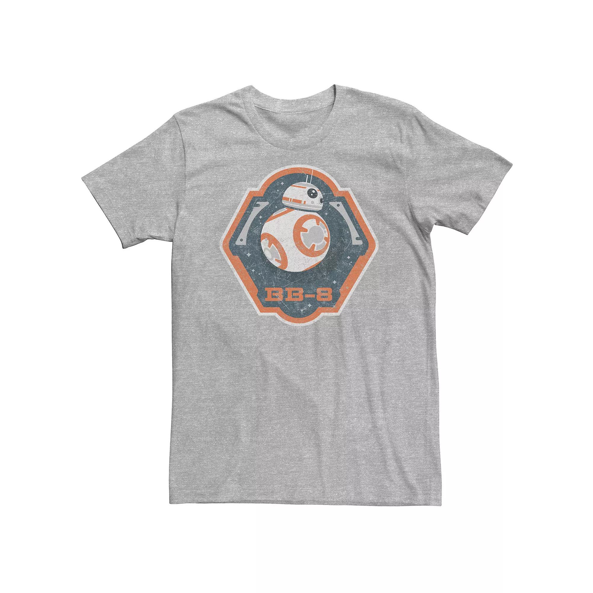 Big & Tall Star Wars BB-8 Distressed Badge Tee, Men's,  Product Image