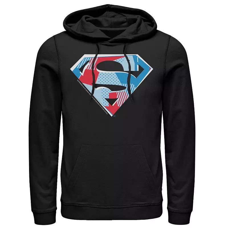 Men's DC Comics Superman Cutout Chest Logo Hoodie,  Product Image