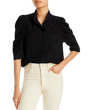 Frame Gillian Puffed Shoulder Blouse Product Image