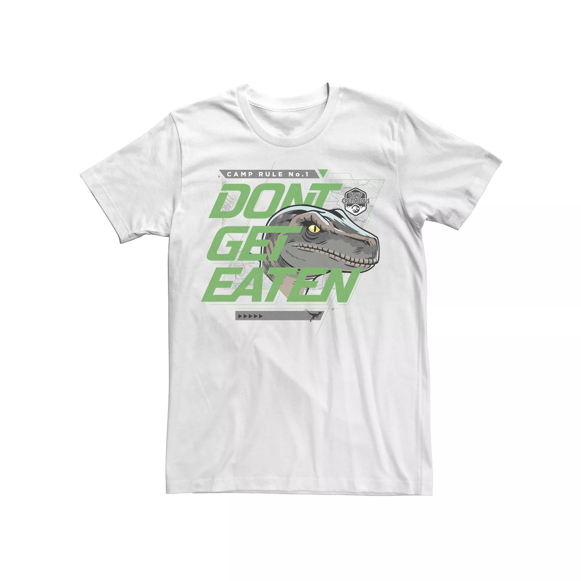 Men's Jurassic World: Camp Cretaceous Rule 1 Don't Get Eaten Tee,  Product Image