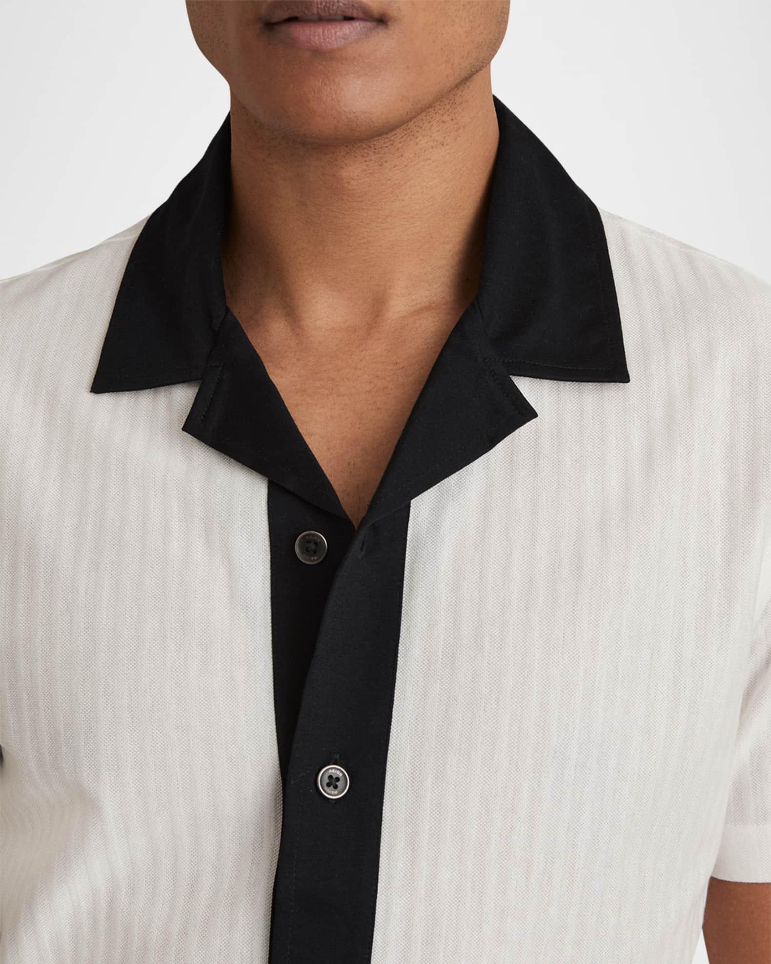Mens Aster Contrast Trim Camp Shirt Product Image