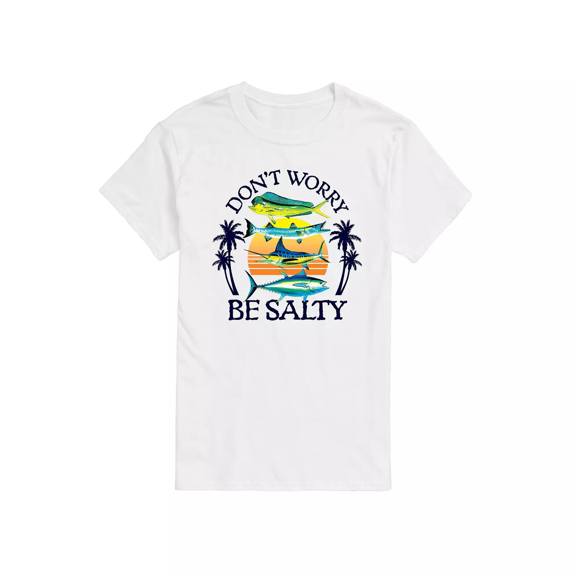 Men's Don't Worry Be Salty Graphic Tee,  Product Image