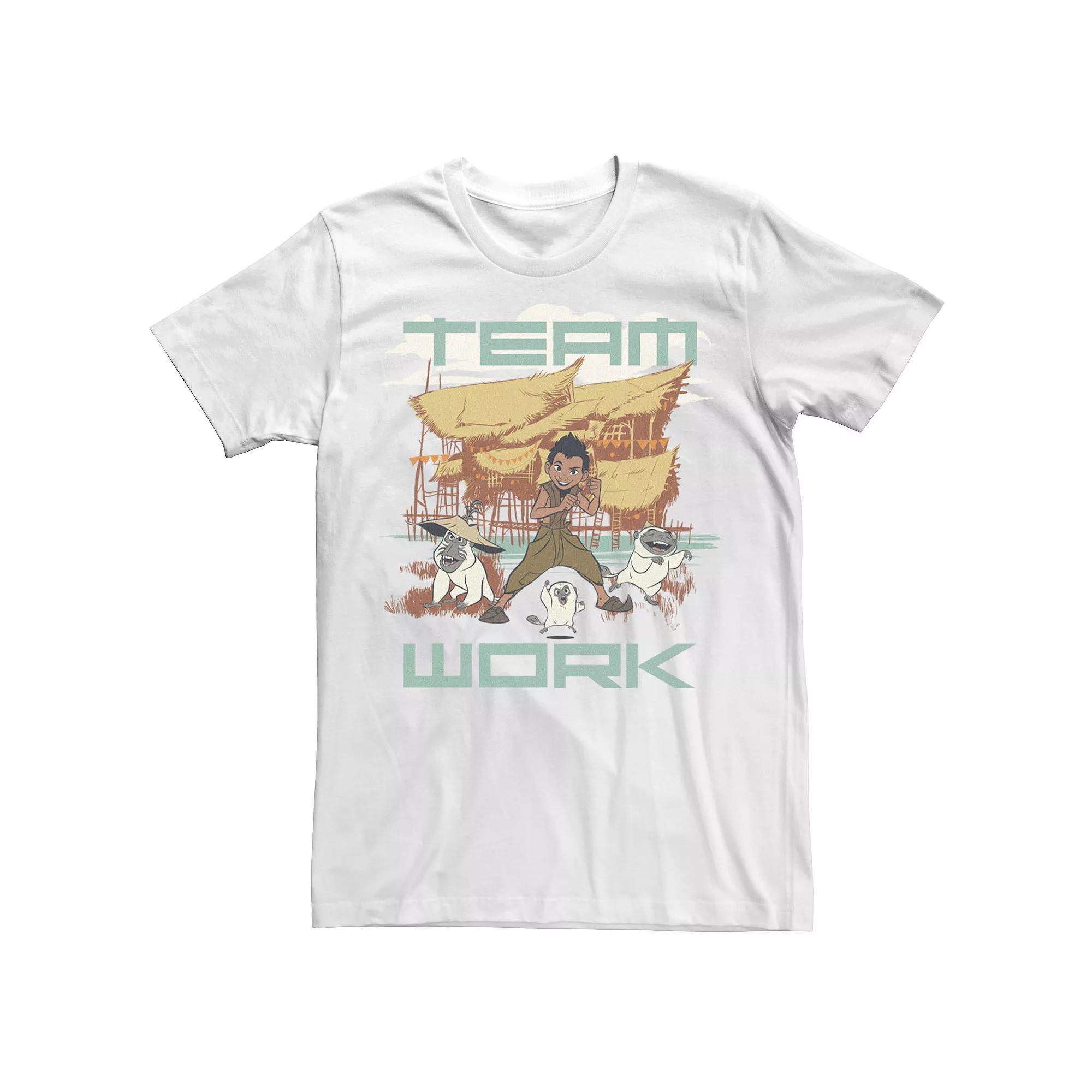 Big & Tall Disney Raya And The Last Dragon "Team Work" Tee, Men's,  Product Image
