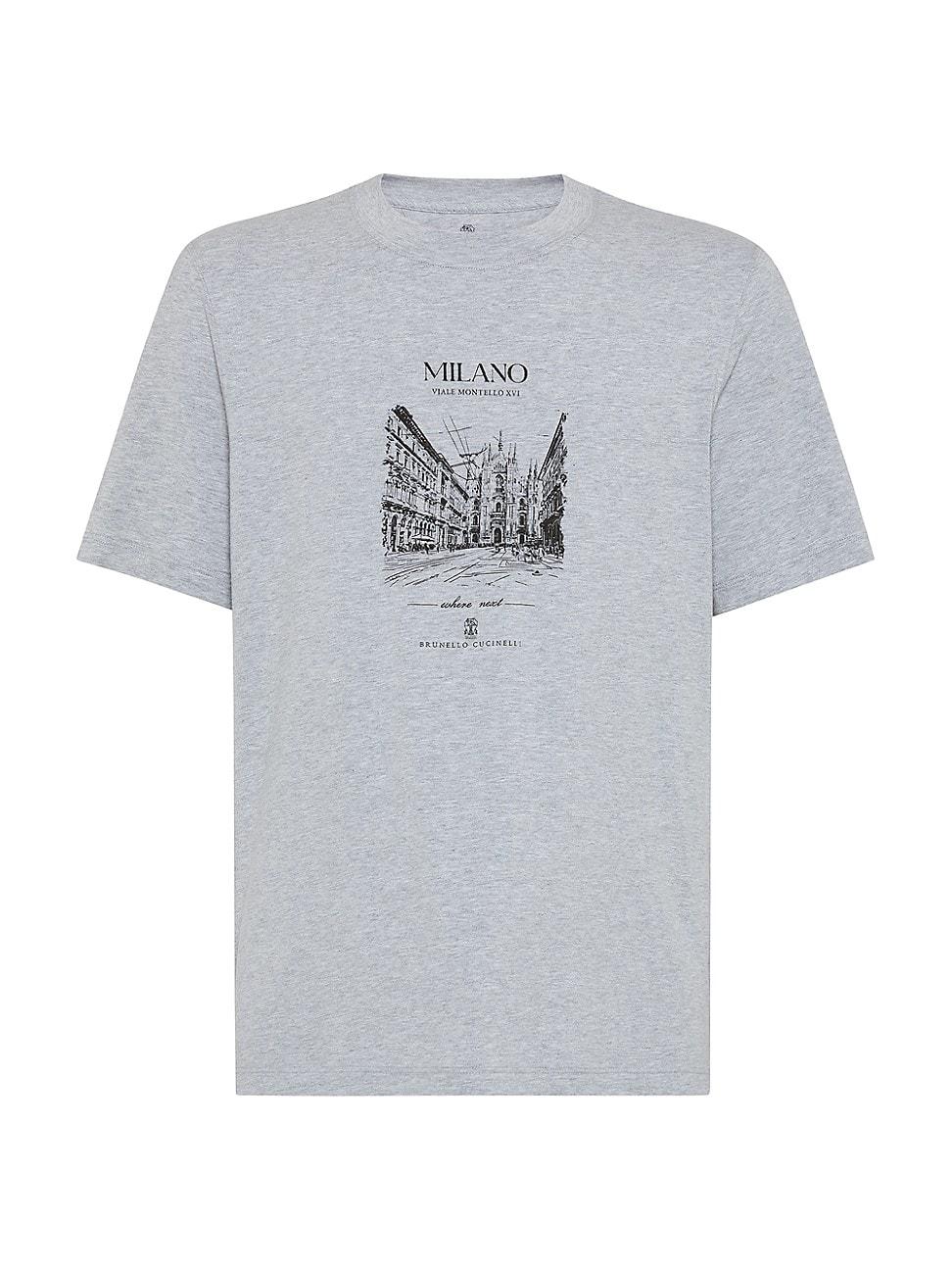 Mens Cotton Jersey Milano T-Shirt Product Image