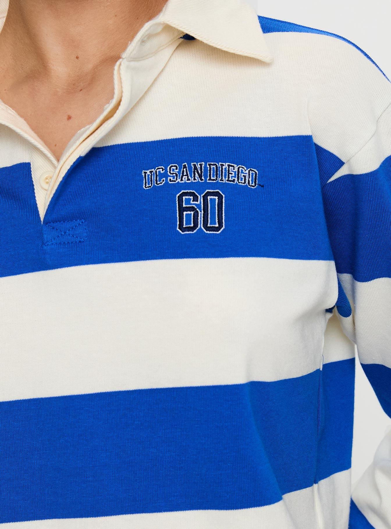 UCSD Rugby Polo Navy / White Product Image