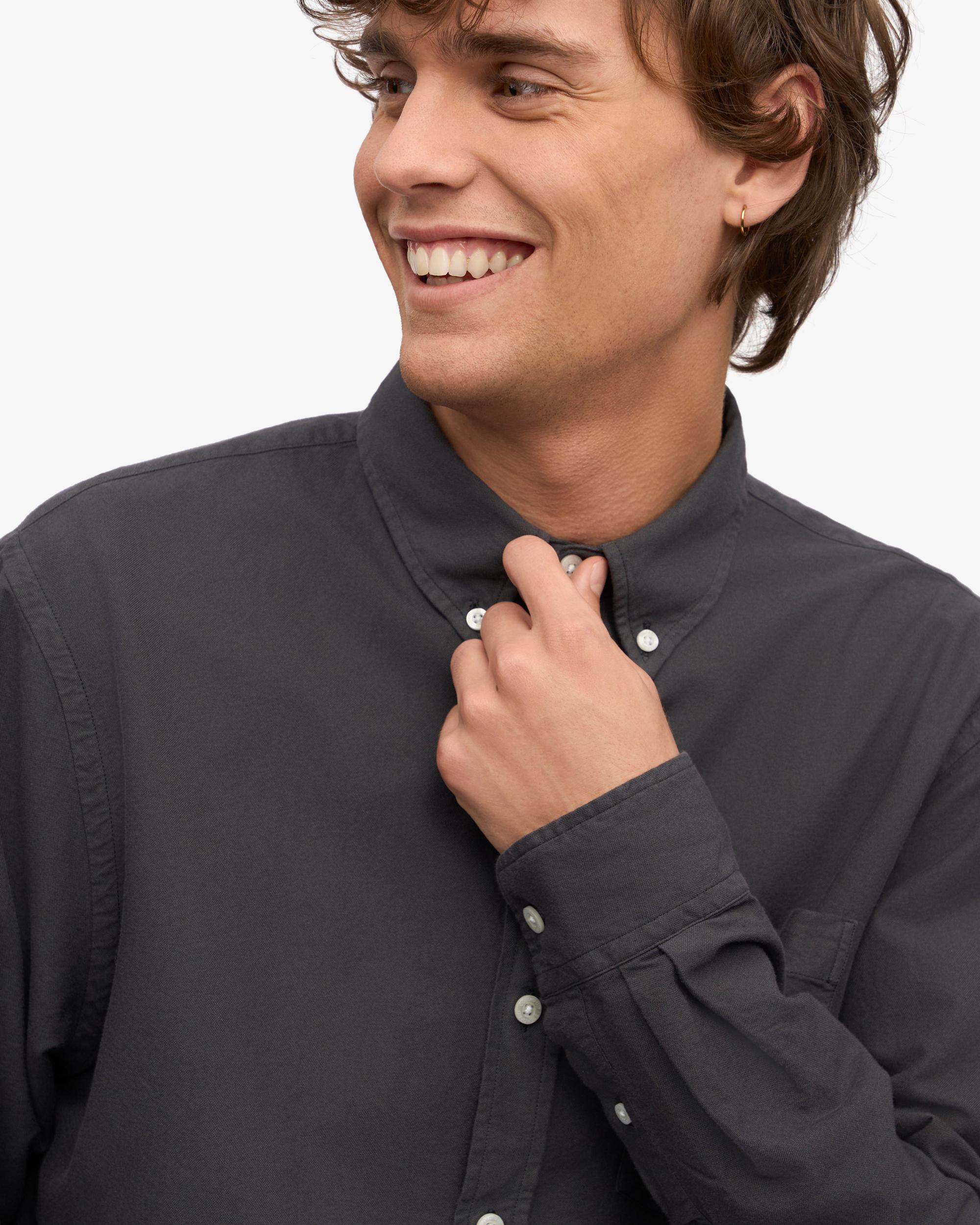 Organic Button Down Shirt - Purple Haze Product Image