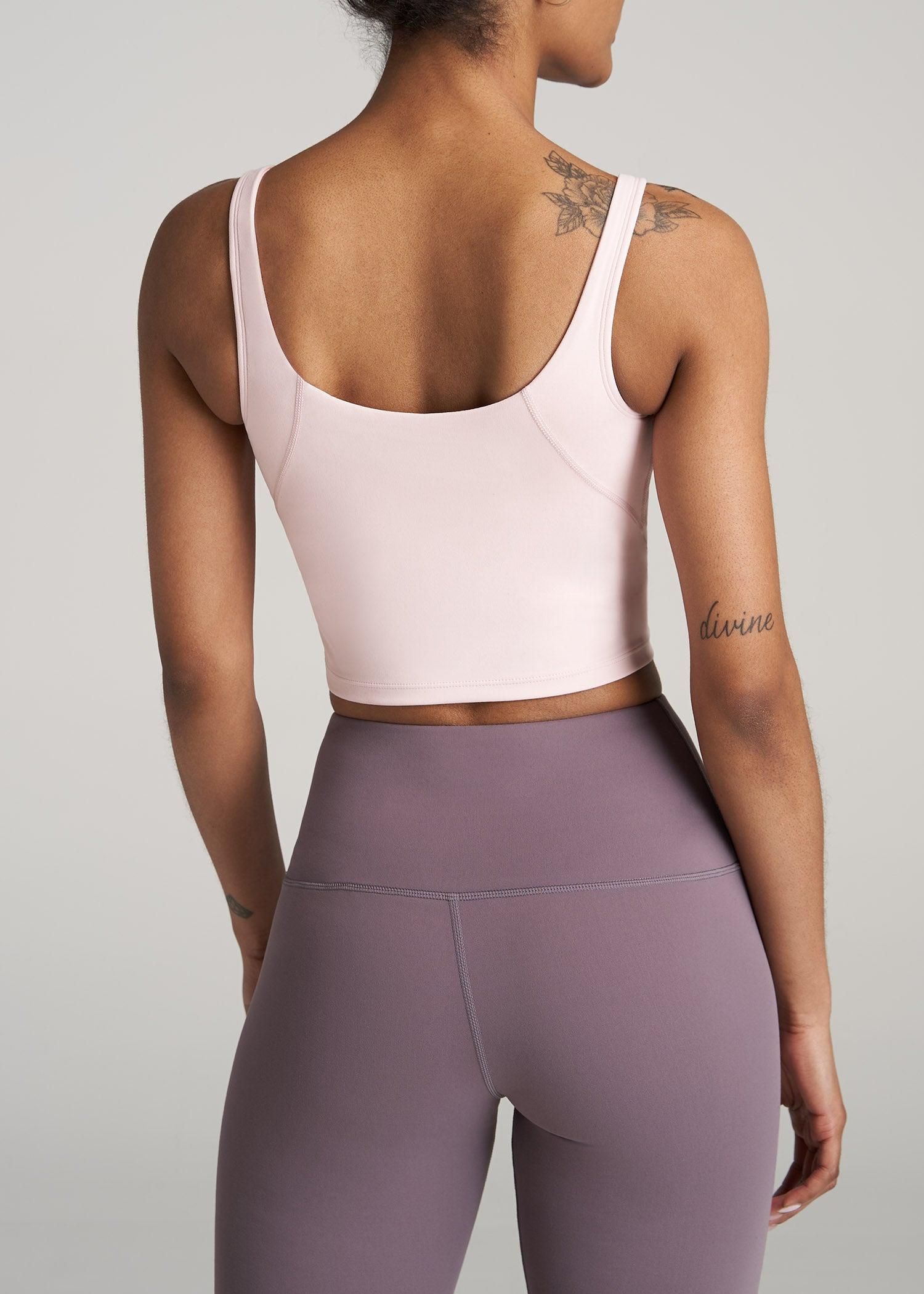 Balance Tank Top for Tall Women in Hush Pink Female Product Image