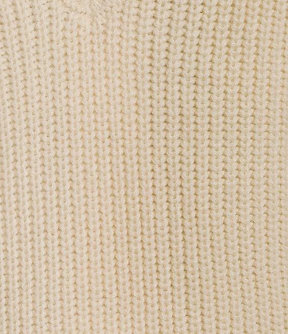 Gianni Bini Carolina Knit V-Neck Sleeveless Oversized Sweater Vest Product Image