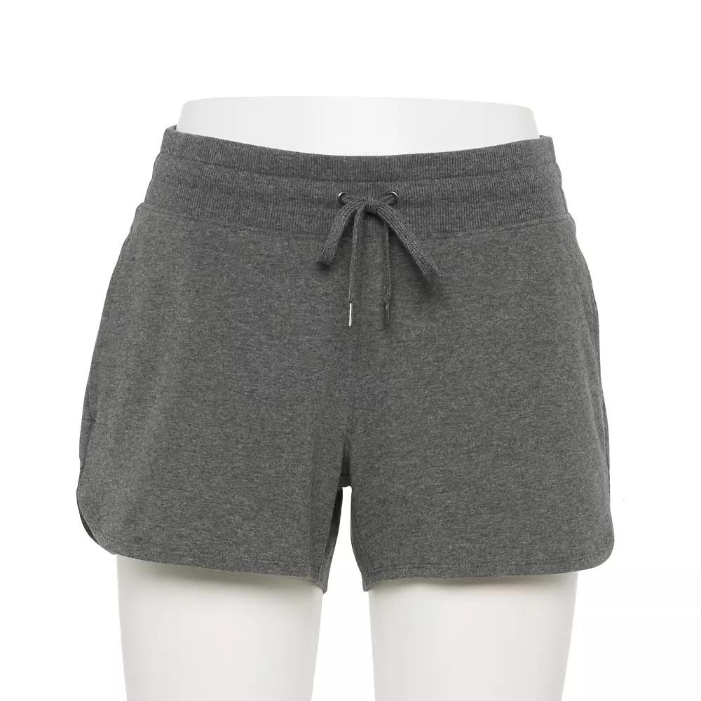 Women's Tek Gear® Essential Drawstring Shorts, Size: XXL, Grey Product Image