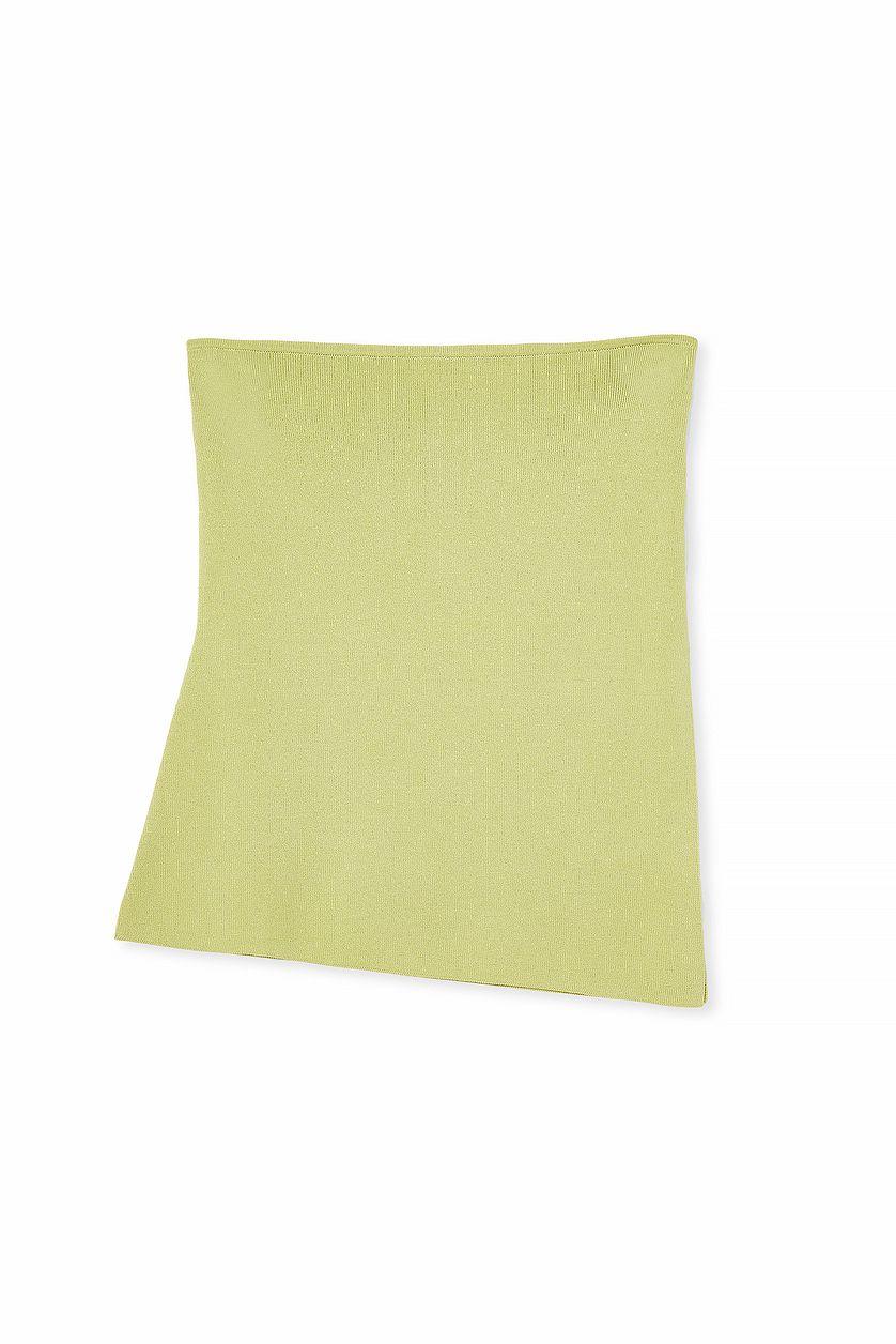 Knitted Slit Detail Tube Top Product Image