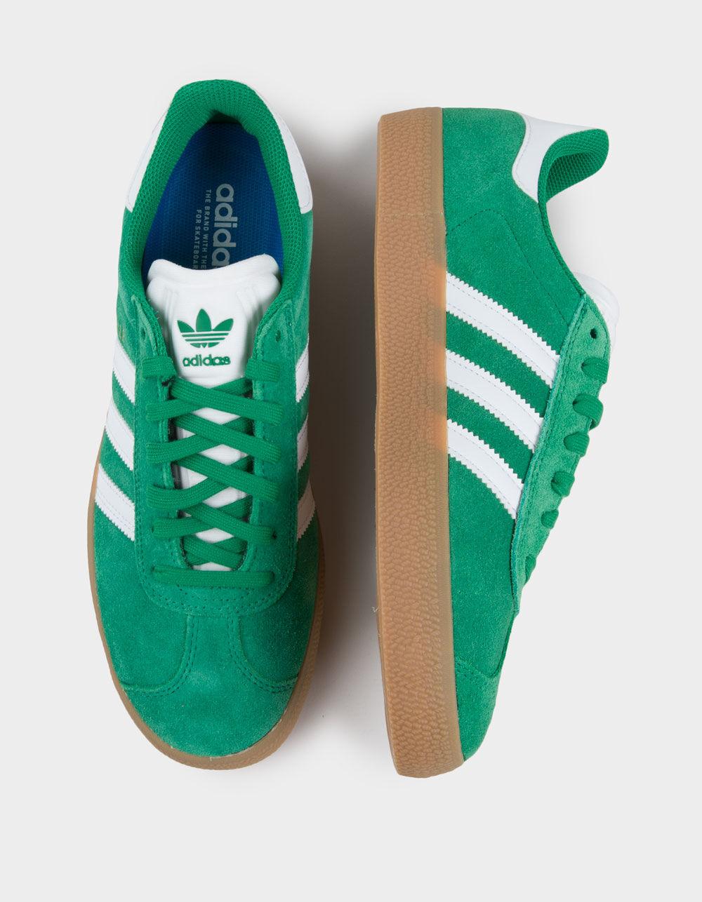 ADIDAS Gazelle ADV Shoes - GREEN/WHITE Product Image