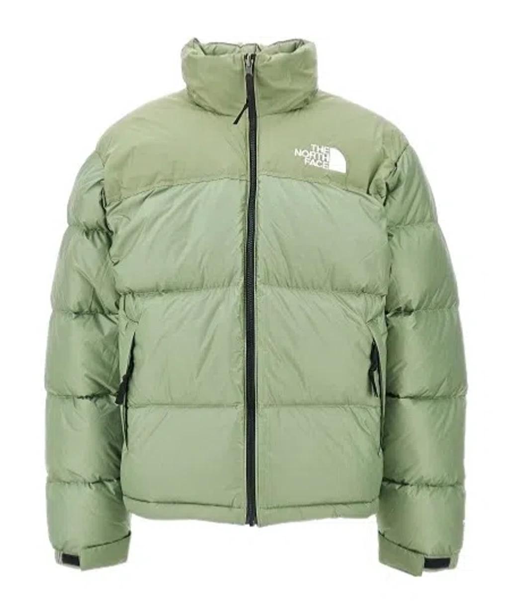 THE NORTH FACE Retro Nuptse 1996 Bark Mist Down Jacket In Green Product Image