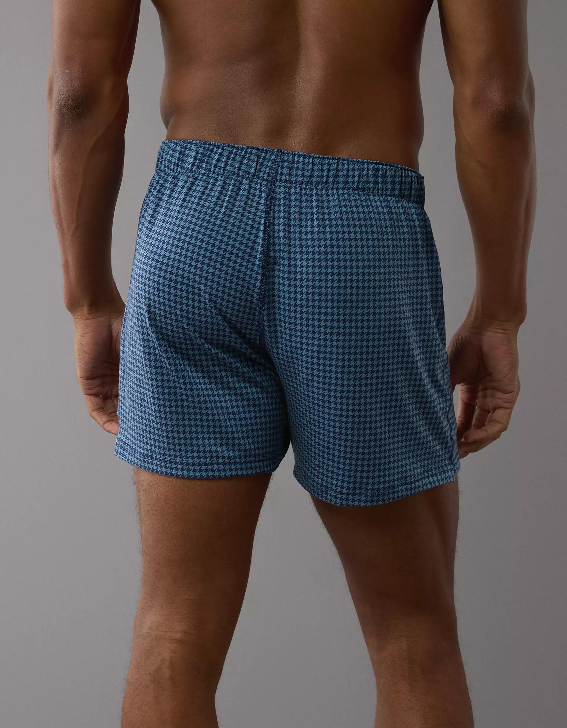 AEO Men's Houndstooth Slim Knit Ultra Soft Boxer Short Product Image