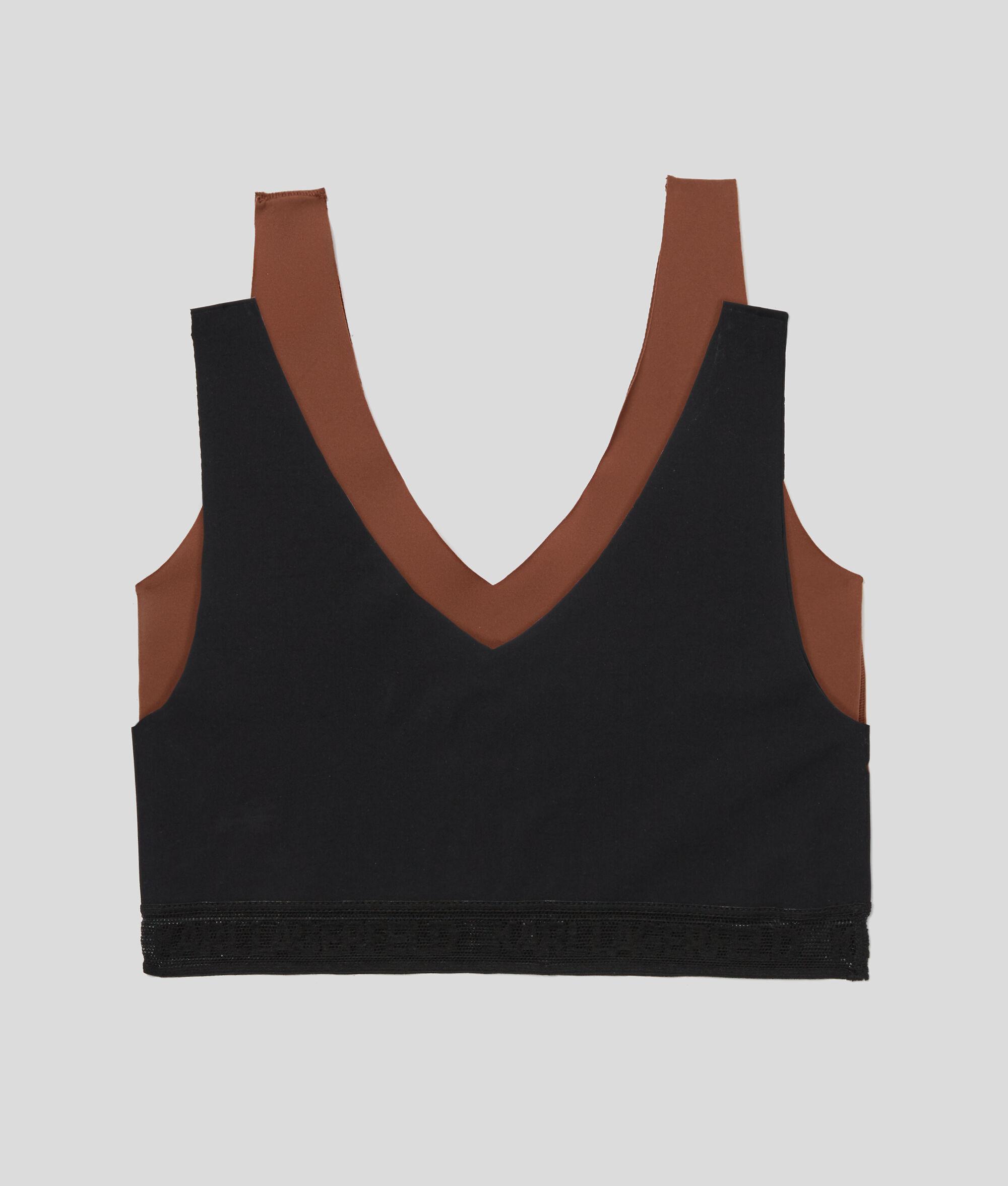 ULTRA-LIGHT LOGO BRALETTE - 2 PACK Product Image